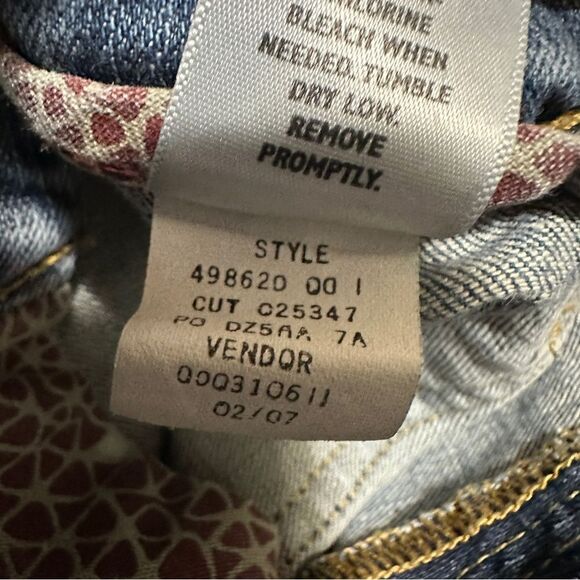 Vintage Old Navy Women’s, size 10 Bootcut Jeans, Button Flap Pockets Denim Pants - Picture 10 of 11